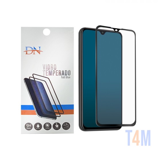 PROTECTOR DE VIDRO DE FULL GLUE DN PARA XIAOMI REDMI 9 PRETO